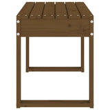 Panca da Giardino Miele 80x38x45 cm Legno Massello di Pino