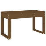 Panca da Giardino Miele 80x38x45 cm Legno Massello di Pino