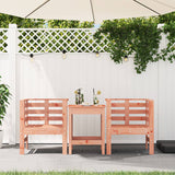 Sedie da Giardino 2pz 61,5x53x71 cm Legno Massello di Douglas