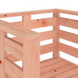 Sedie da Giardino 2pz 61,5x53x71 cm Legno Massello di Douglas