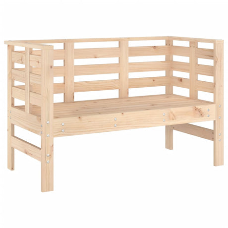 Panca da Giardino 111,5x53x71 cm in Legno Massello di Pino