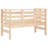 Panca da Giardino 111,5x53x71 cm in Legno Massello di Pino