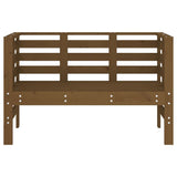 Panca da Giardino Miele 111,5x53x71 cm Legno Massello di Pino