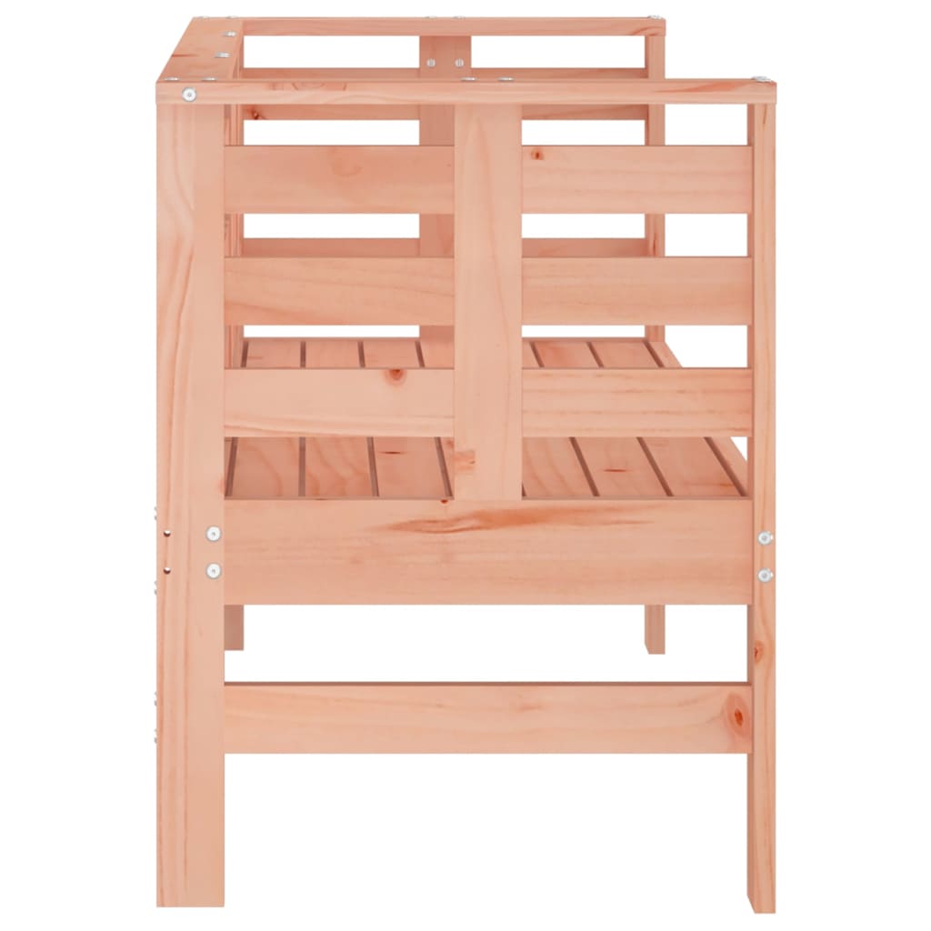 Panca da Giardino 111,5x53x71 cm in Legno Massello di Douglas