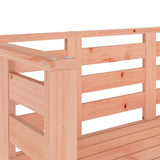 Panca da Giardino 111,5x53x71 cm in Legno Massello di Douglas