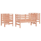 Set Salotto da Giardino 3 pz in Legno Massello di Douglas