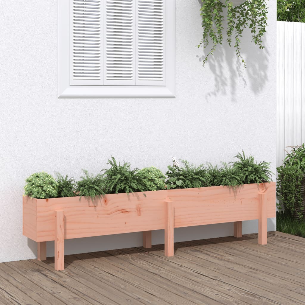 Fioriera Rialzata Giardino 160x30x38 cm Legno Massello Douglas