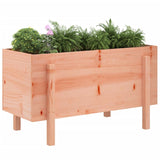 Fioriera Rialzata Giardino 101x50x57 cm Legno Massello Douglas