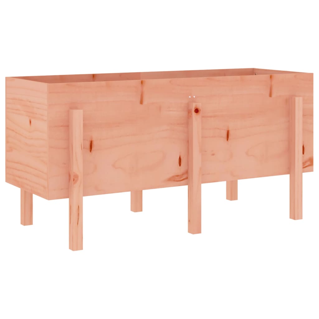 Fioriera Rialzata Giardino 121x50x57 cm Legno Massello Douglas