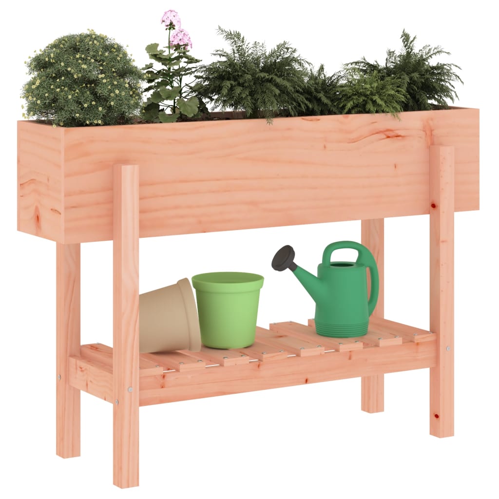 Fioriera Rialzata Giardino 101x30x69 cm Legno Massello Douglas