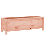 Fioriera Rialzata Giardino 119,5x40x39cm Legno Massello Douglas