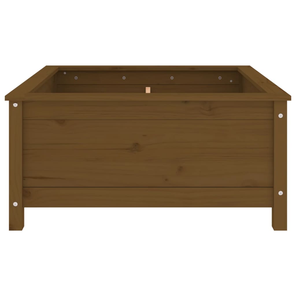 Fioriera da Giardino Miele 82,5x82,5x39 cm Legno Massello Pino