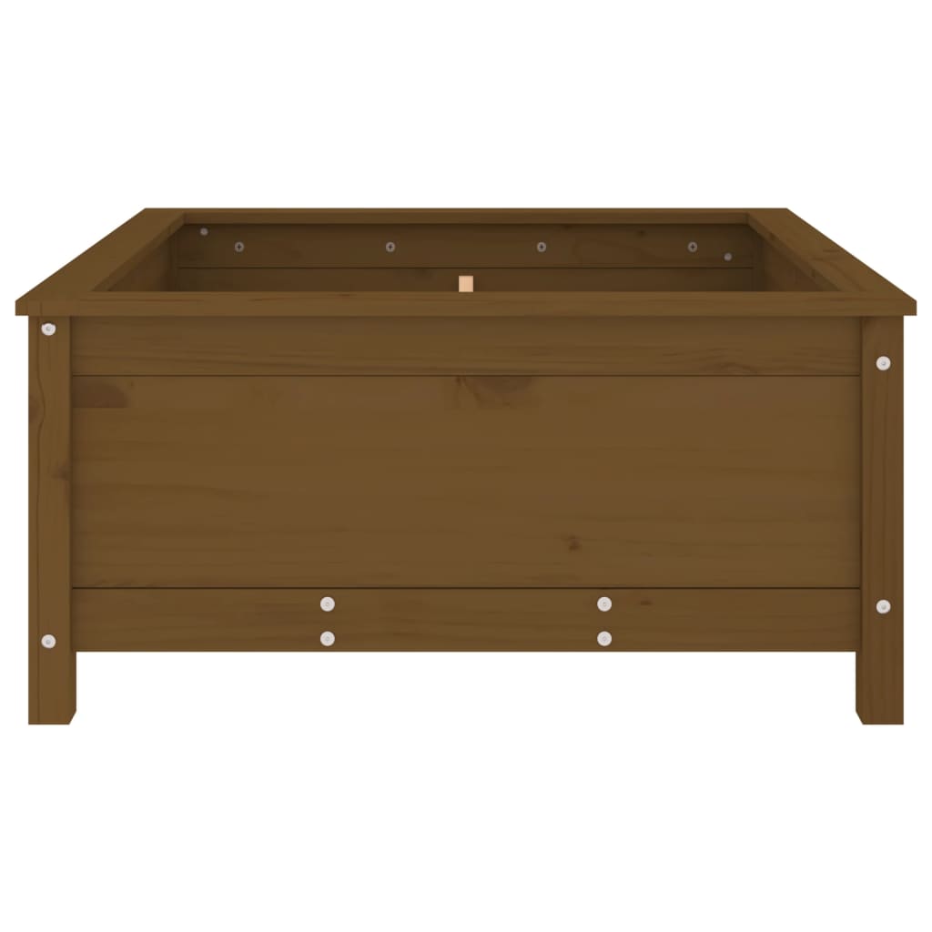 Fioriera da Giardino Miele 82,5x82,5x39 cm Legno Massello Pino