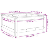 Fioriera da Giardino 82,5x82,5x39 cm in Legno Massello Douglas