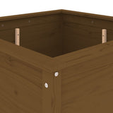 Fioriera da Giardino Miele 82,5x82,5x78 cm Legno Massello Pino