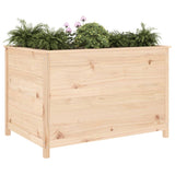 Fioriera Rialzata Giardino 119,5x82,5x78cm Legno Massello Pino