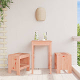 Sgabelli da Giardino 2pz 40x36x45 cm Legno Massello di Douglas