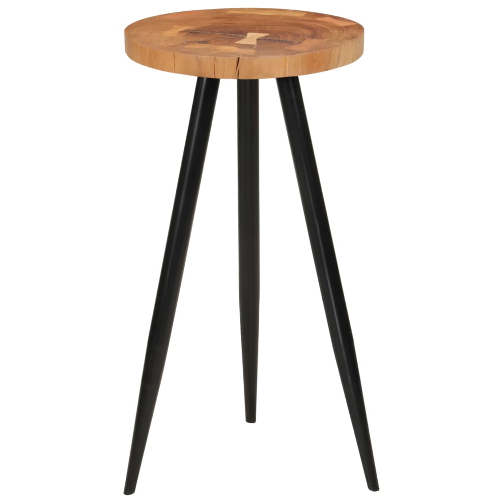 Tavolo da Bar in Legno Ø53x105 cm Legno Massello di Acacia