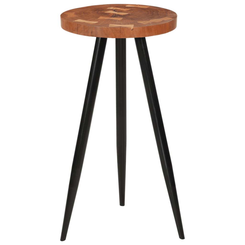 Tavolo da Bar in Legno Ø53x105 cm Legno Massello di Acacia