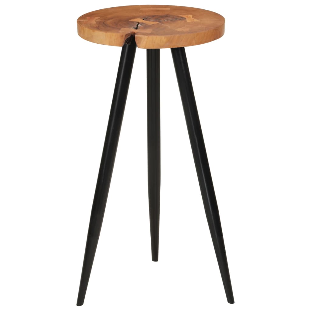 Tavolo da Bar in Legno Ø53x105 cm Legno Massello di Acacia
