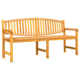 Panca da Giardino 179,5x60x90 cm in Legno Massello di Teak