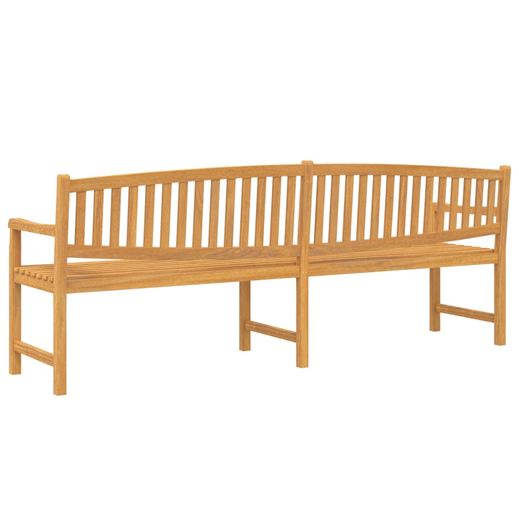 Panca da Giardino 228x59,5x90 cm in Legno Massello di Teak