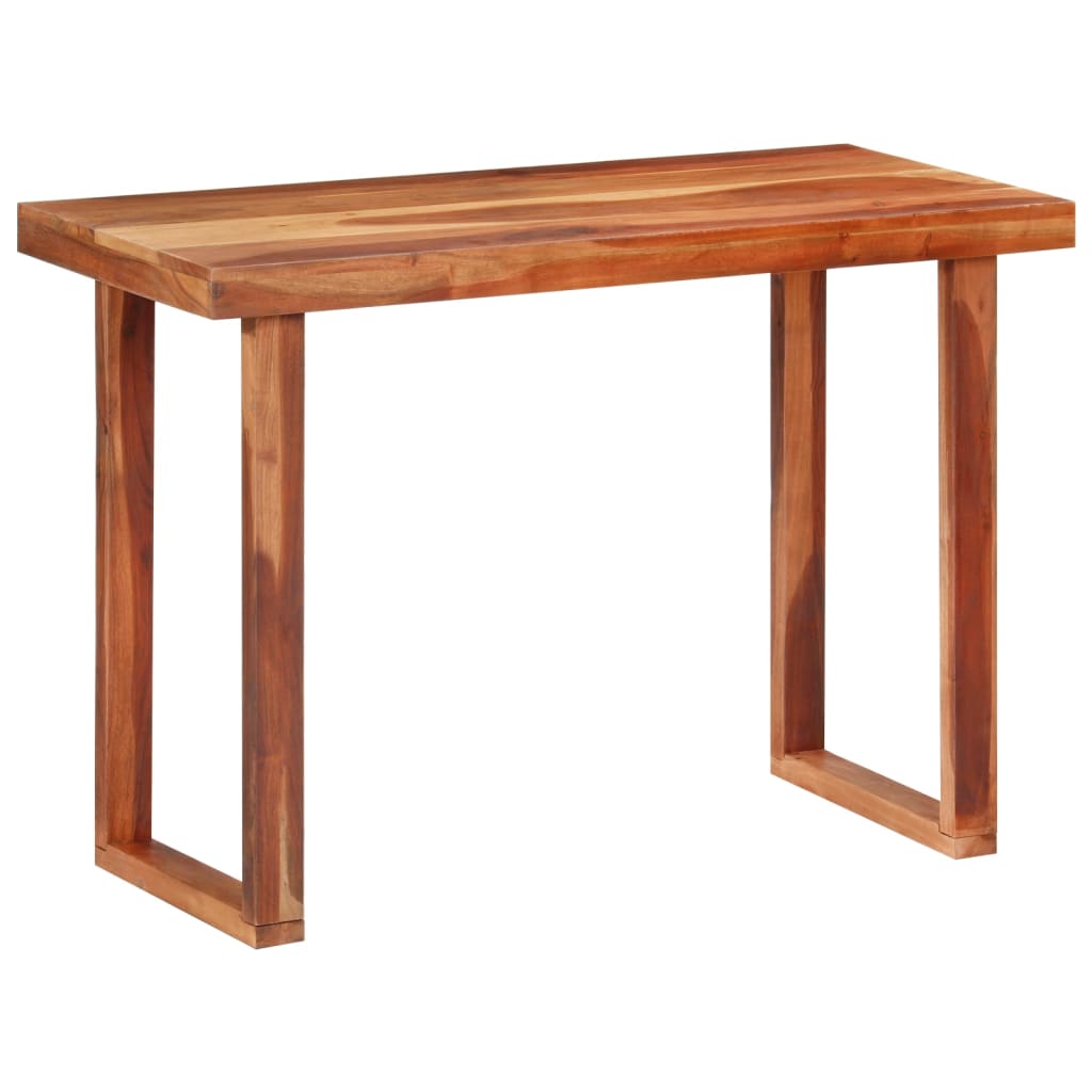 Tavolo da Pranzo 110x50x76 cm Legno Massello di Acacia