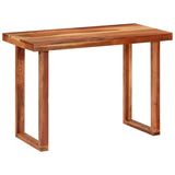 Tavolo da Pranzo 110x50x76 cm Legno Massello di Acacia