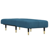 Chaise Longue in Velluto Blu