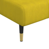 Chaise Longue in Velluto Giallo