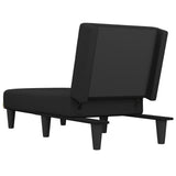 Chaise Longue in Tessuto Nero