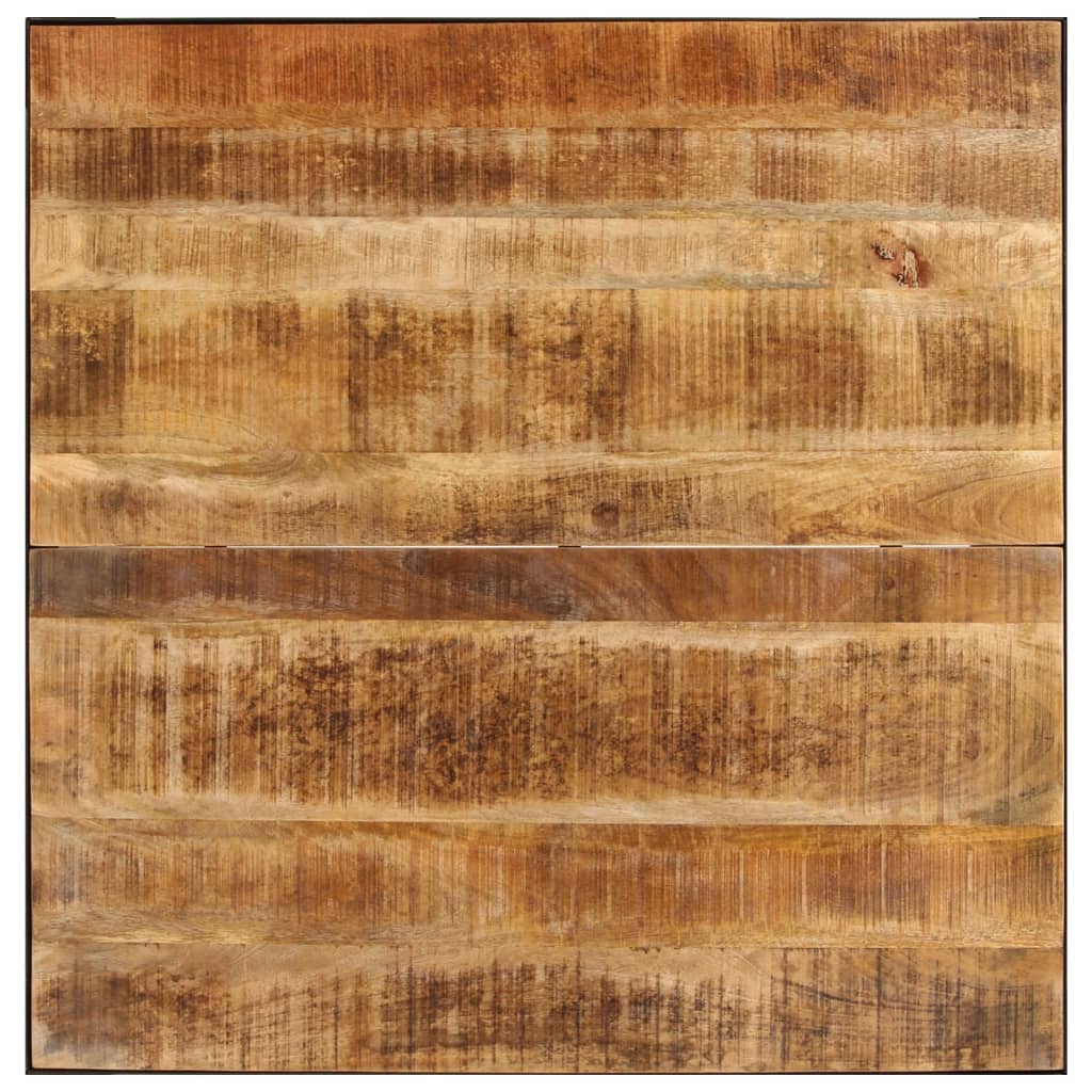 Tavolo da Pranzo 110x110x76 cm in Legno Massello di Mango