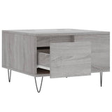 Tavolino Salotto Grigio Sonoma 55x55x36,5 cm Legno Multistrato