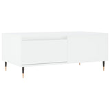 Tavolino da Salotto Bianco 90x50x36,5 cm in Legno Multistrato