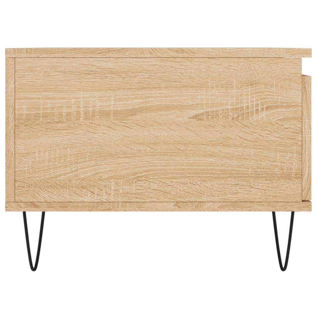 Tavolino Salotto Rovere Sonoma 90x50x36,5 cm Legno Multistrato