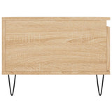 Tavolino Salotto Rovere Sonoma 90x50x36,5 cm Legno Multistrato