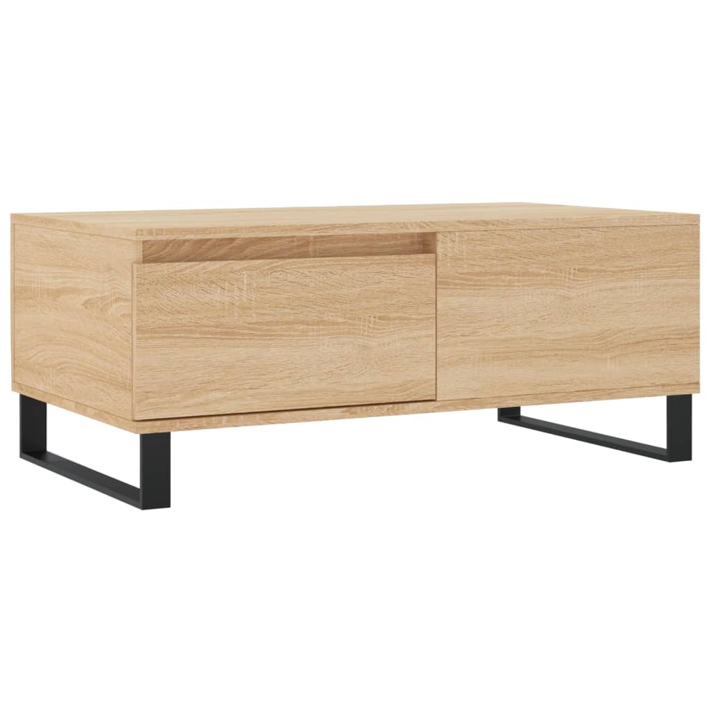 Tavolino Salotto Rovere Sonoma 90x50x36,5 cm Legno Multistrato