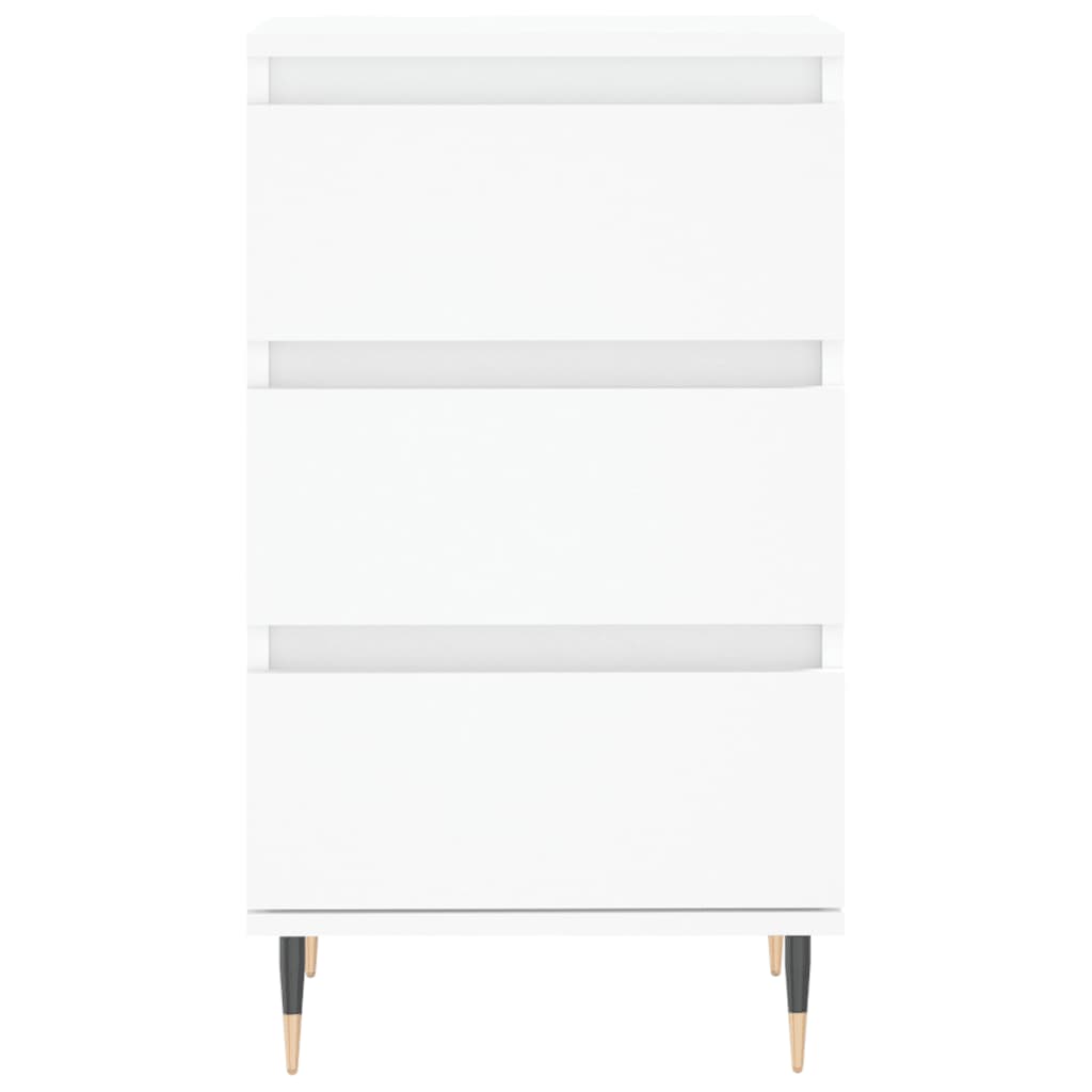 Credenza Bianca 40x35x70 cm in Legno Multistrato