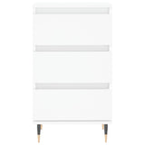 Credenza Bianca 40x35x70 cm in Legno Multistrato