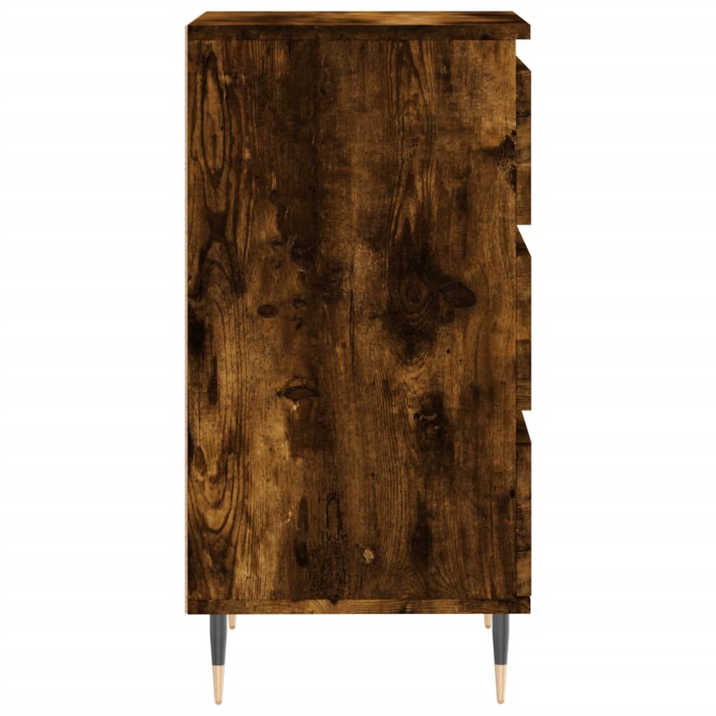 Credenza Rovere Fumo 40x35x70 cm in Legno Multistrato