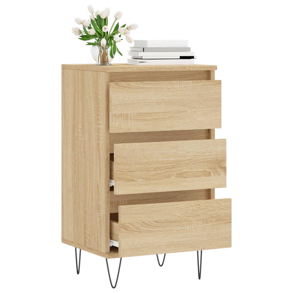 Credenza Rovere Sonoma 40x35x70 cm in Legno Multistrato