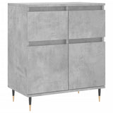 Credenza Grigio Cemento 60x35x70 cm in Legno Multistrato