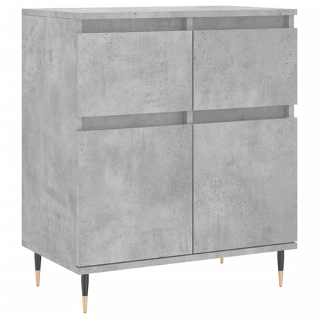 Credenza Grigio Cemento 60x35x70 cm in Legno Multistrato