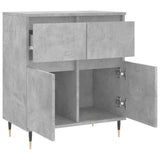 Credenza Grigio Cemento 60x35x70 cm in Legno Multistrato