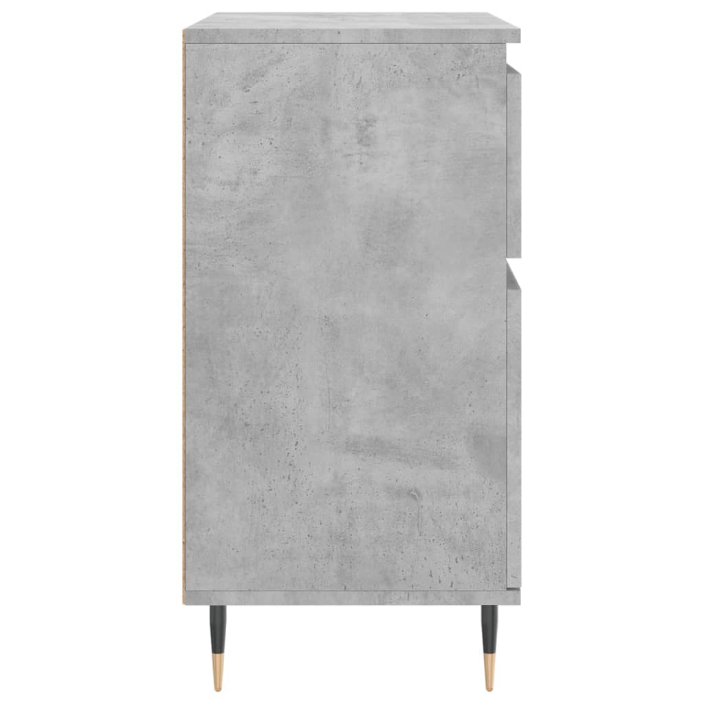 Credenza Grigio Cemento 60x35x70 cm in Legno Multistrato