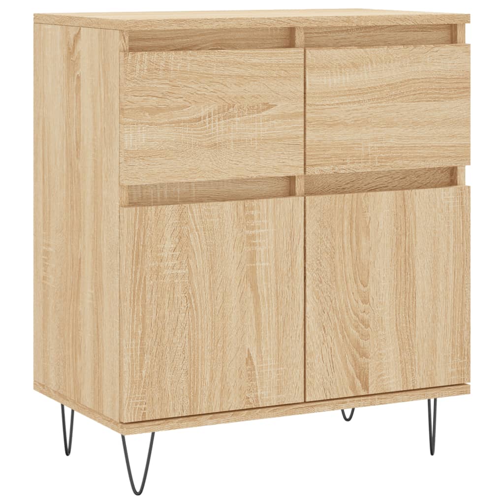 Credenza Rovere Sonoma 60x35x70 cm in Legno Multistrato