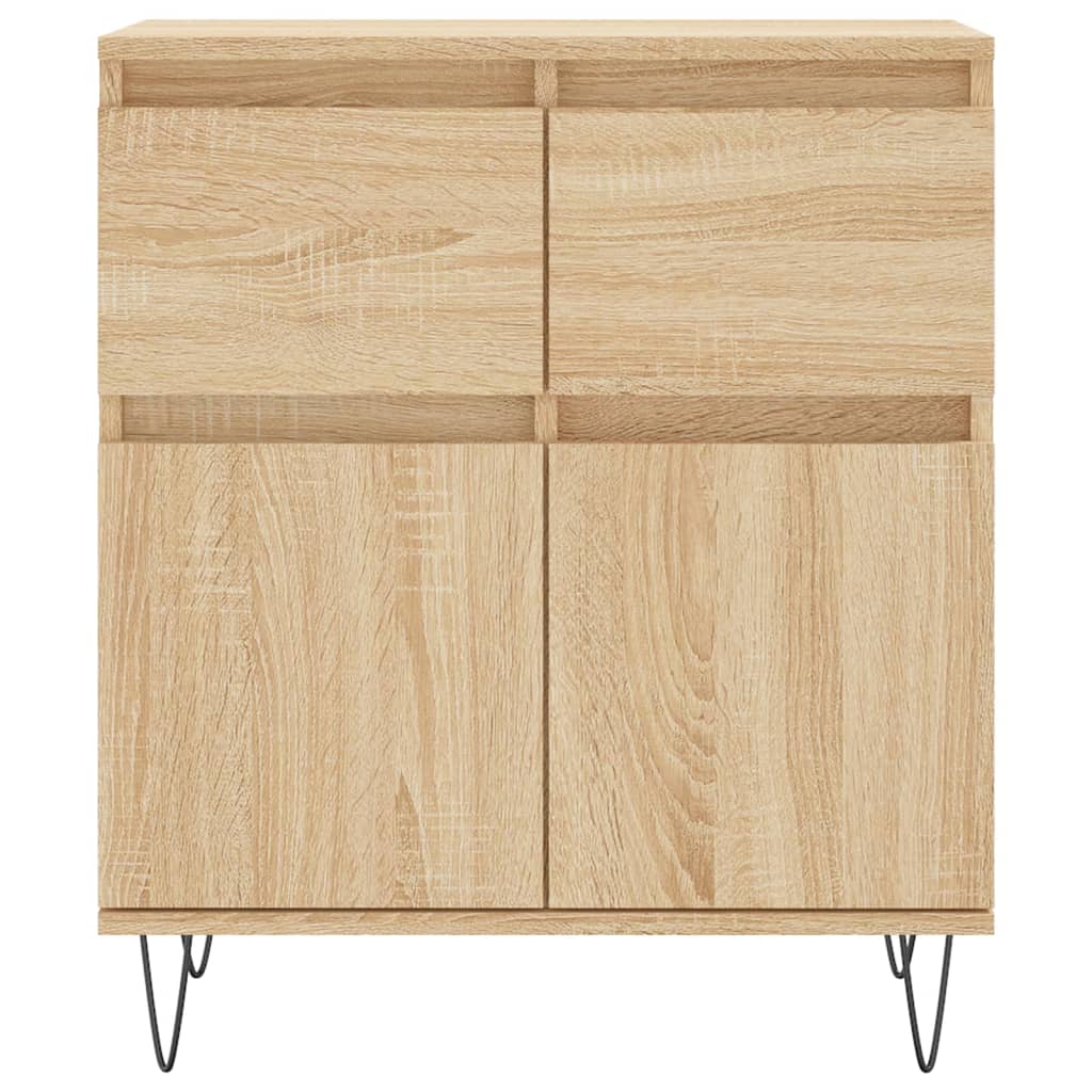 Credenza Rovere Sonoma 60x35x70 cm in Legno Multistrato