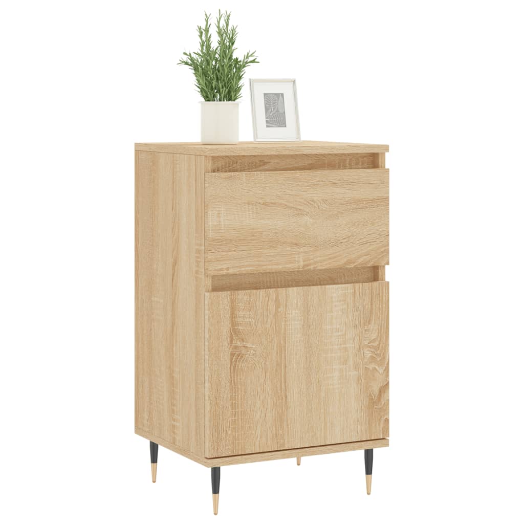 Credenza Rovere Sonoma 40x35x70 cm in Legno Multistrato