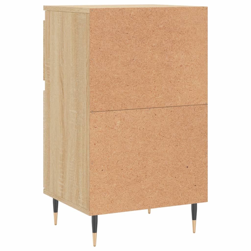 Credenza Rovere Sonoma 40x35x70 cm in Legno Multistrato