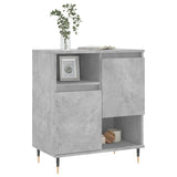 Credenza Grigio Cemento 60x35x70 cm in Legno Multistrato